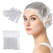 CHARLOTTES NON-TISSES - ELASTIQUE BLANCHES - x100