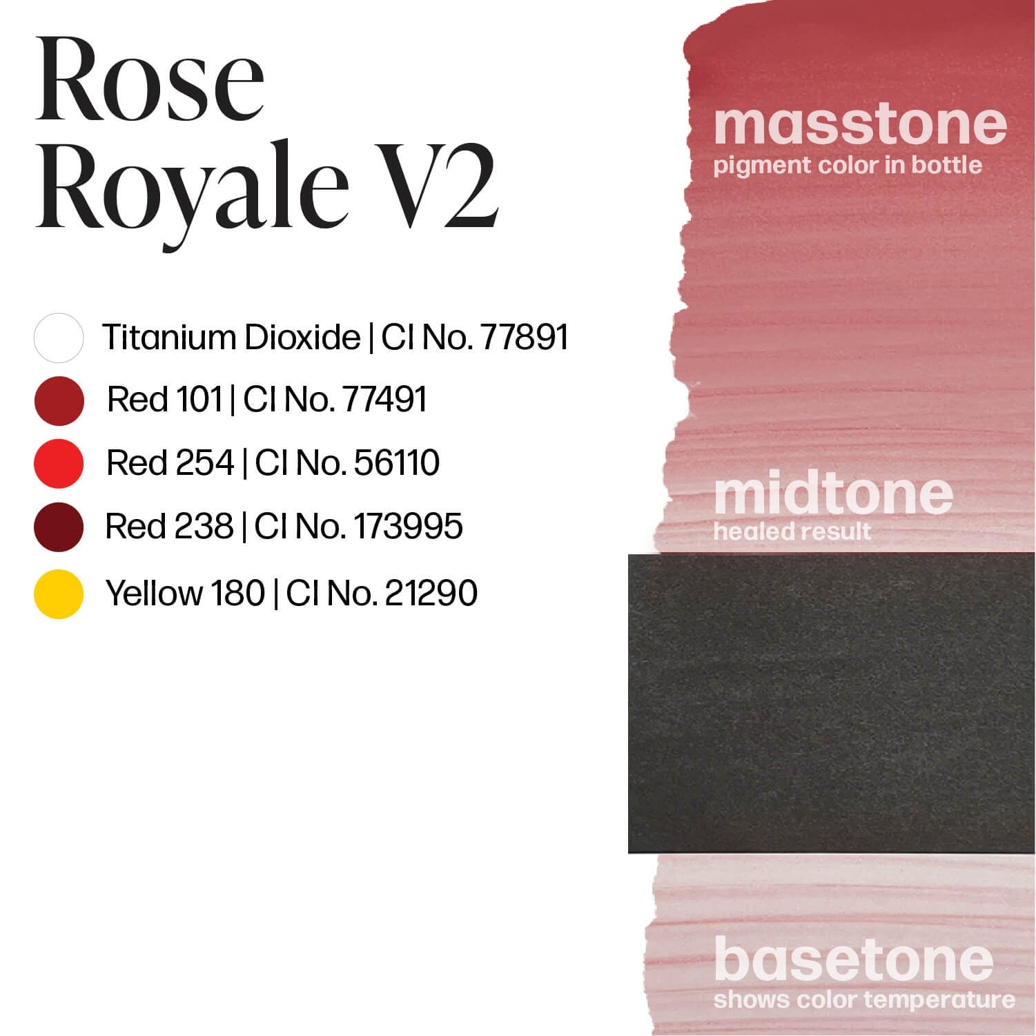 ROSE ROYALE - Pigment pour maquillage permanent - 15ml