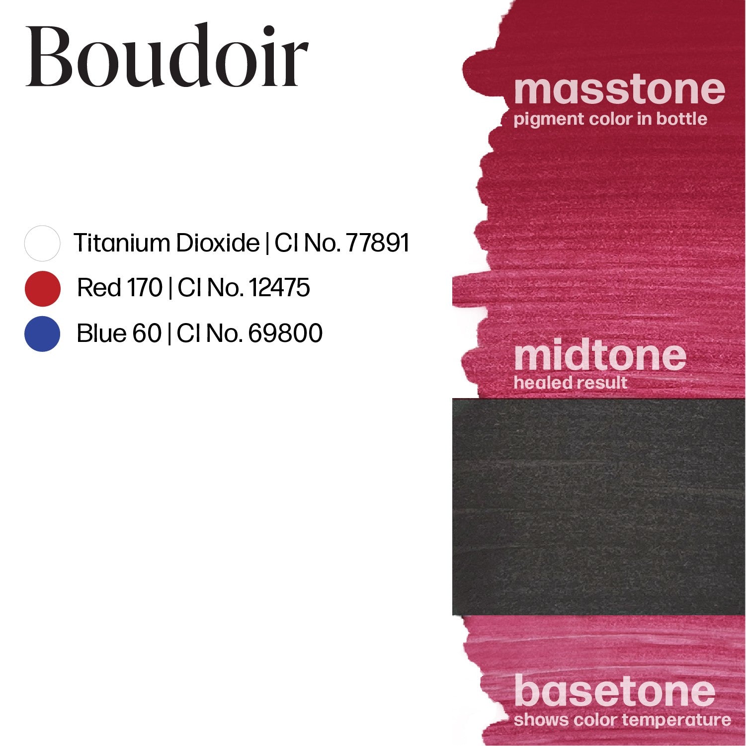 BOUDOIR - Pigment pour maquillage permanent - 15ml