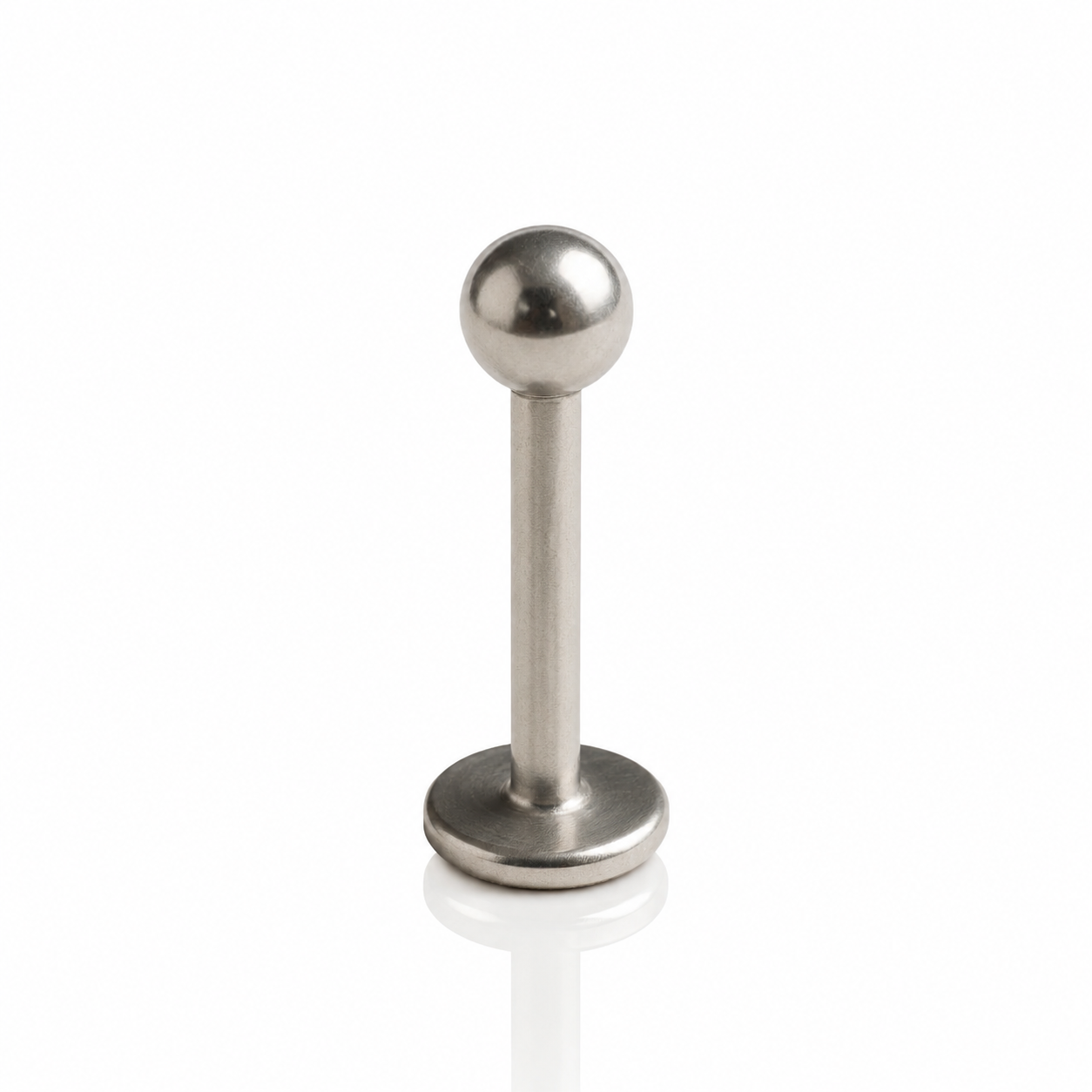 Ines - Labret Filetage Externe - Finition Argent - 1.2*12*3mm - unité