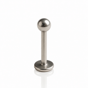 Ines - Labret Filetage Externe - Finition Argent - 1.2*12*3mm - unité