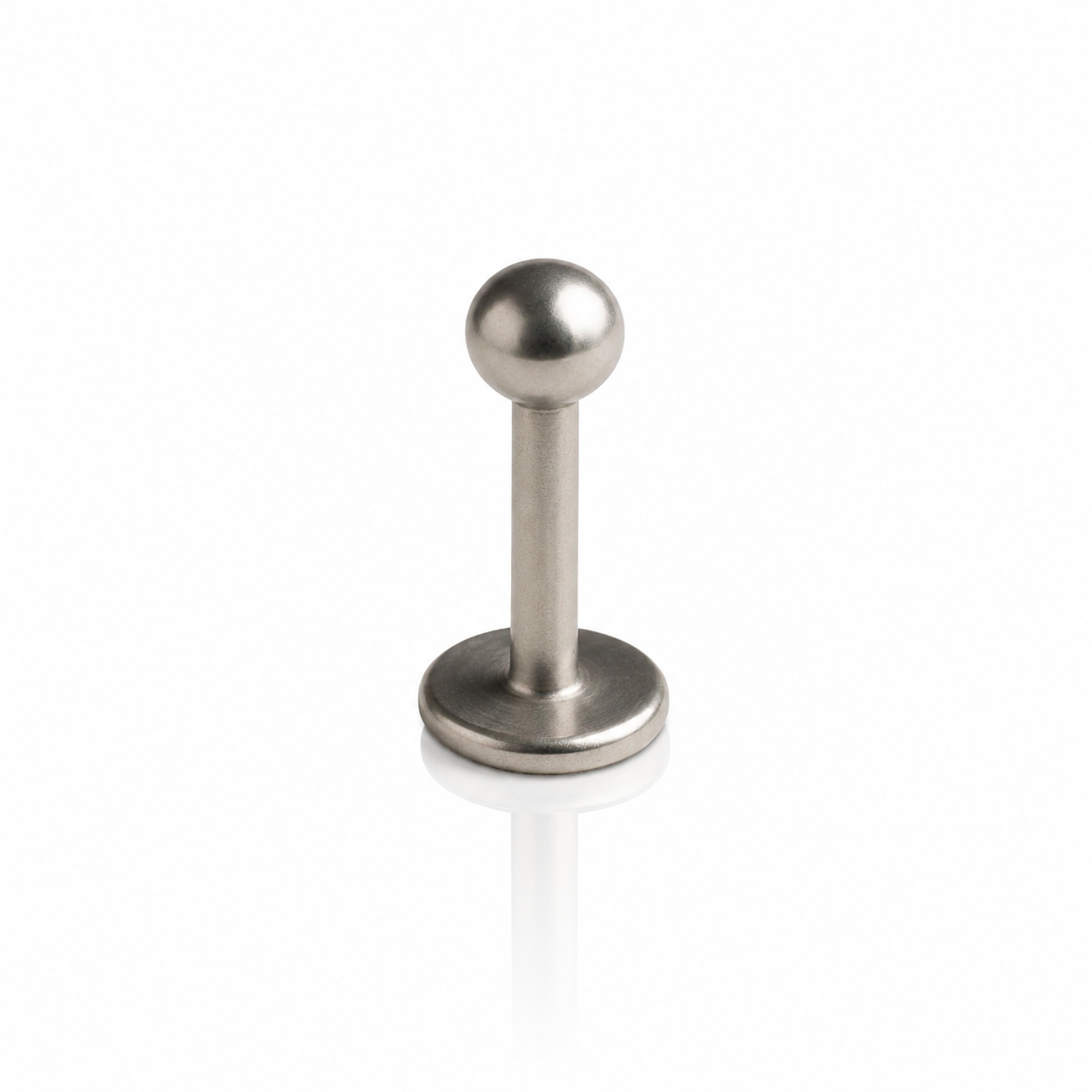 Ines - Labret Filetage Externe - Finition Argent - 1.2*8*3mm -  unité
