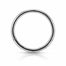 Agate - Titanium Clicker Ring F136 - Silver Finish - 0.8*10mm