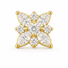 Alyssa - Labret Filetage Interne - Finition Or - 1.2*8mm - Zircon Blanc