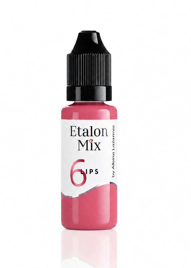 N°6 Dusty rose - Pigment pour maquillage permanent lèvres - 15 ml