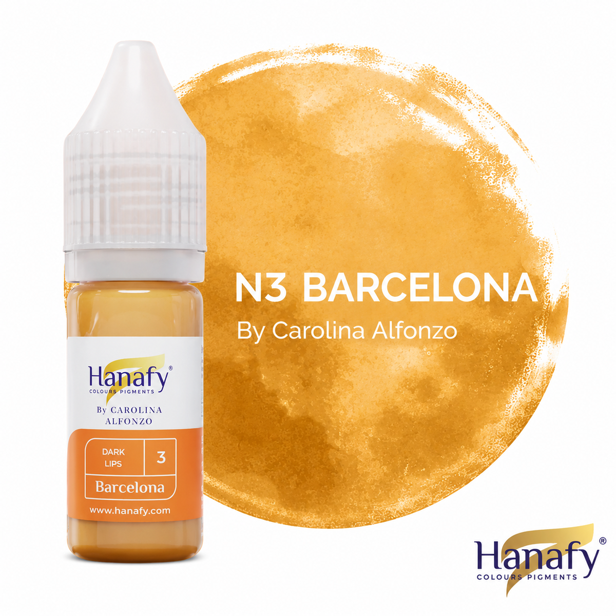 N°3 Barcelona - Dark Lips - Hanafy Pigment - 10 ml - Non REACH