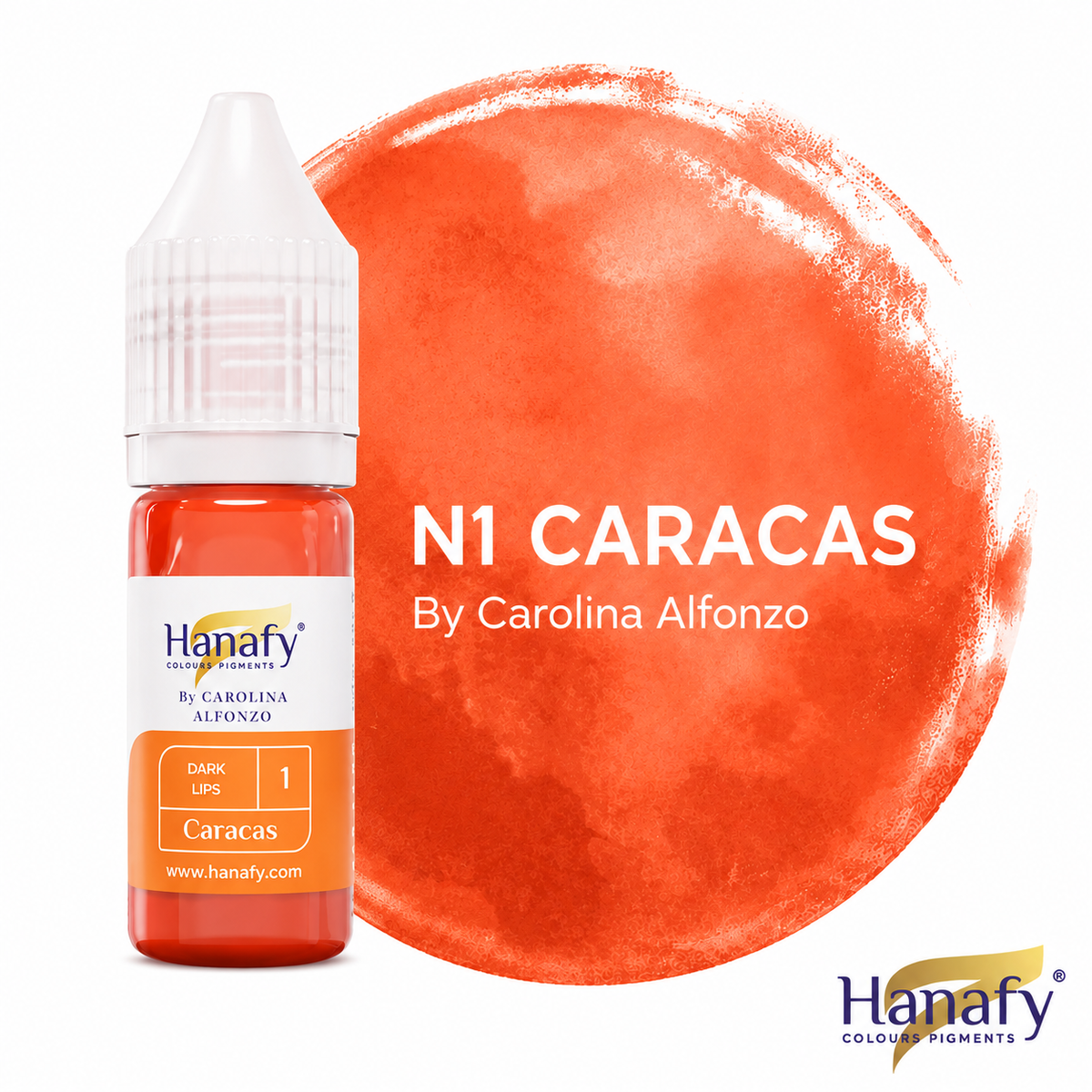 N°1 Caracas - Dark Lips - Hanafy Pigment - 10 ml - Non REACH