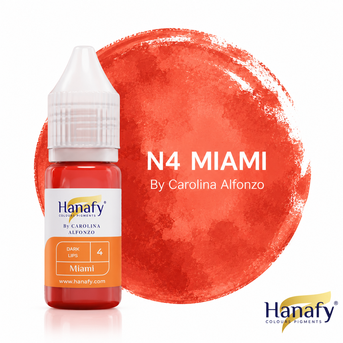 N°4 Miami - Dark Lips - Hanafy Pigment - 10 ml - Non REACH