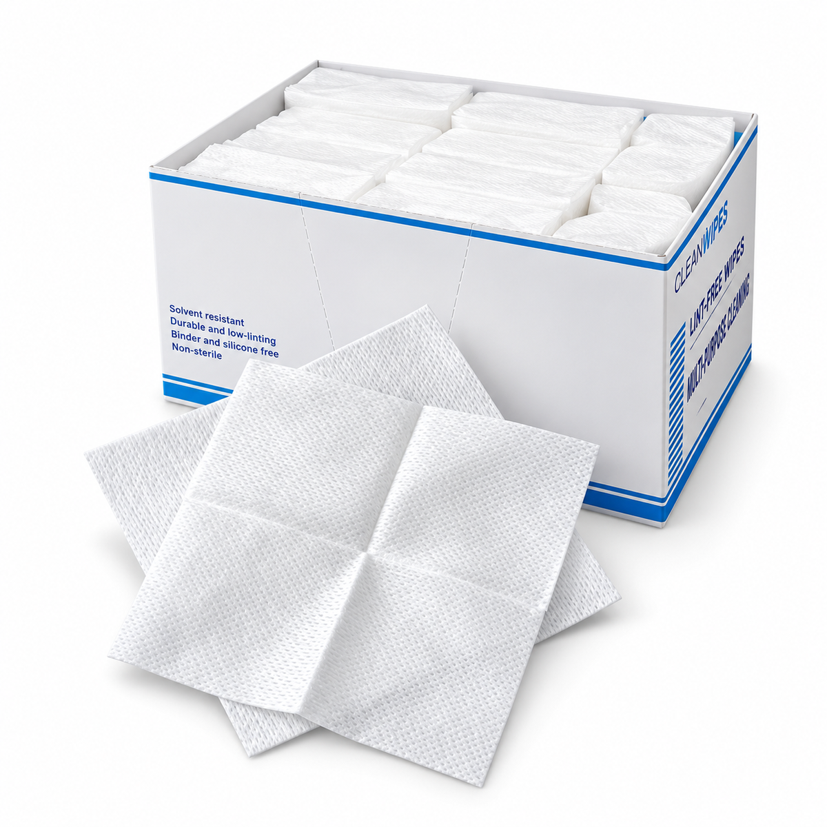 COMPRESSES NON TISSEES - 10x10 cm - 4 plis - 30G