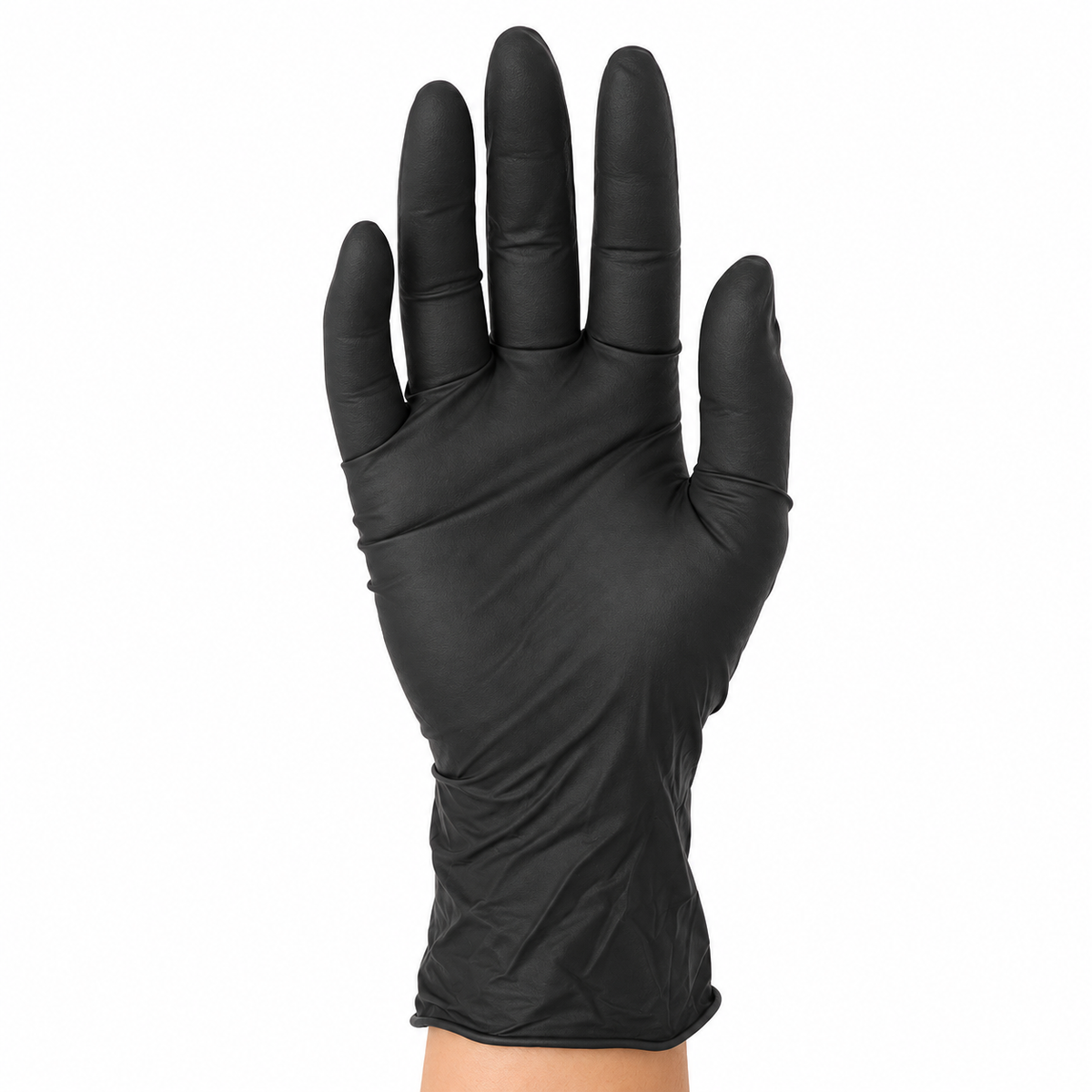 GANTS LATEX NOIRS - SANS POUDRE - x100