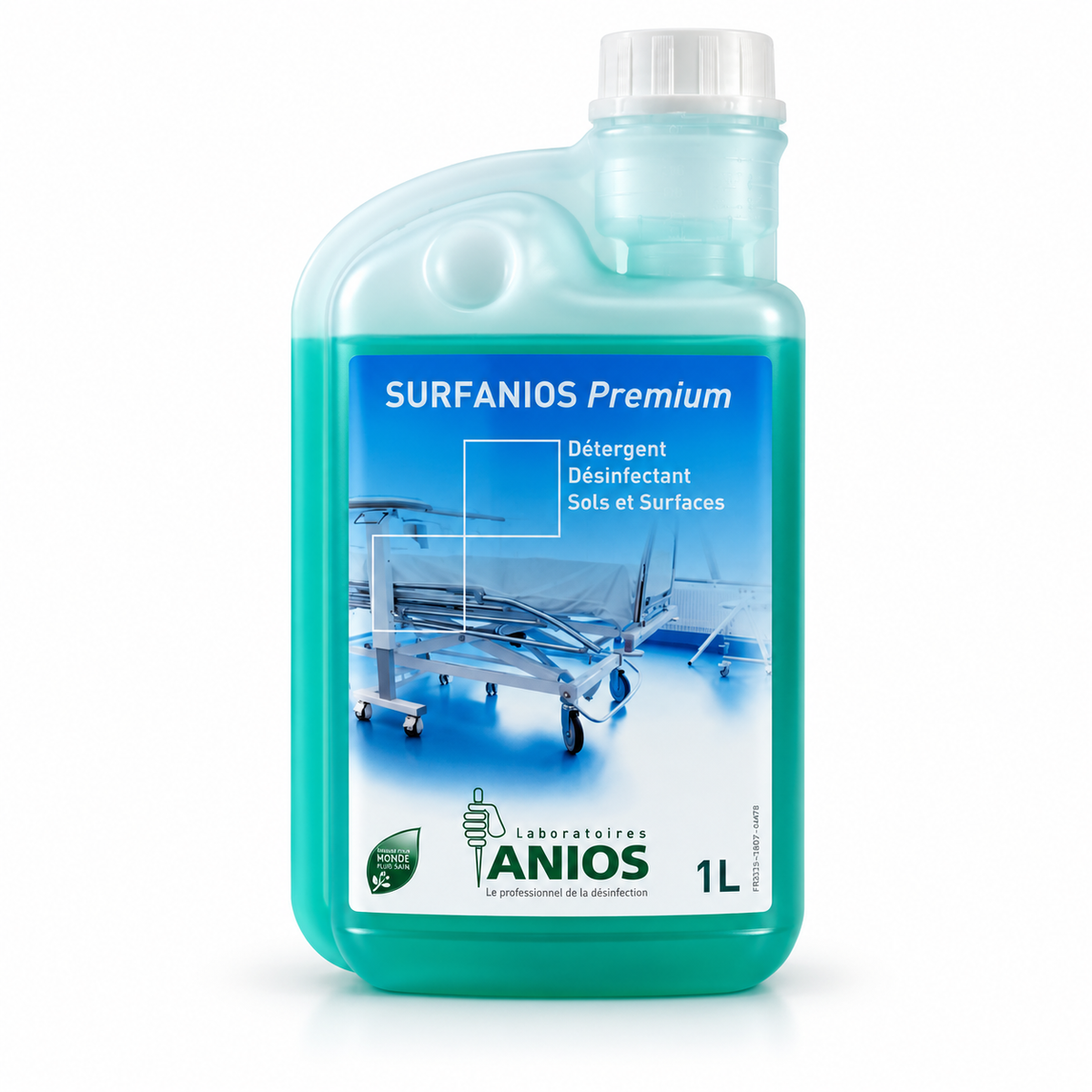 SURFANIOS PREMIUM - Détergent désinfectant - 1L