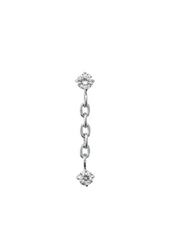 Harmonie - Labret Filetage Interne - Finition Argent - M0.9(16G) - Zircon Blanc