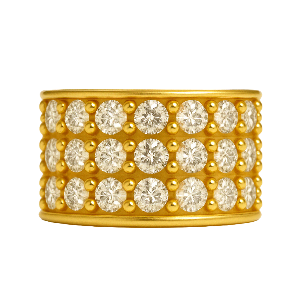 Elowen - Anneau Clicker - Finition Or - 1.2*8mm - Zircon Blanc