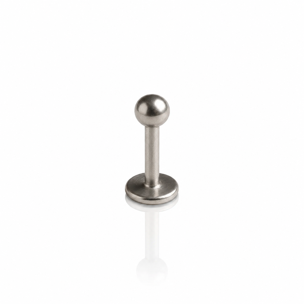 Ines - Labret Filetage Externe - Finition Argent - 1.2*6*3mm -  unité