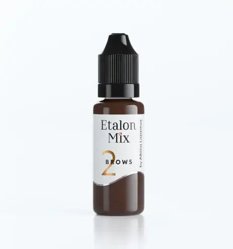 N° 2 Milk choсolate - Pigment pour maquillage permanent sourcils - 15 ml