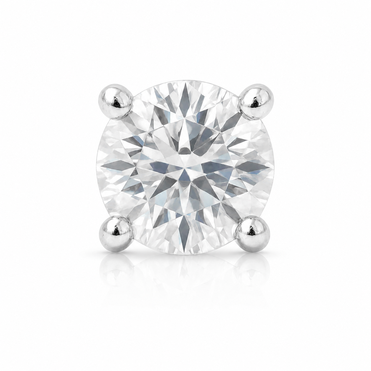 Liora - Labret Filetage Interne - Finition Argent - 1.2*8*2.5mm - Zircon Blanc