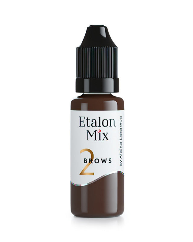 N°2 Milk chocolate - Pigment pour maquillage permanent sourcils - 15 ml