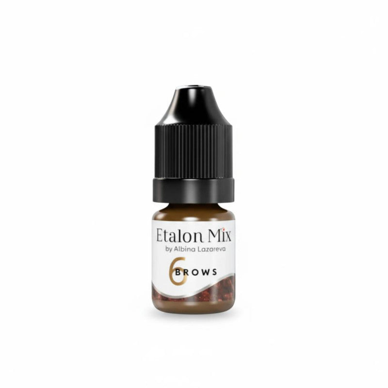 N°6 Taupe - Pigment pour maquillage permanent sourcils - 5 ml