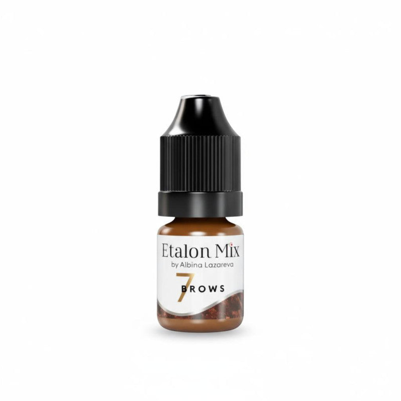 N°7 Pecan - Pigment pour maquillage permanent sourcils - 5 ml